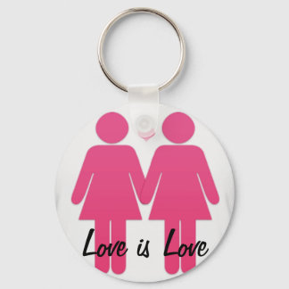 Lesbische liefde sleutelhanger