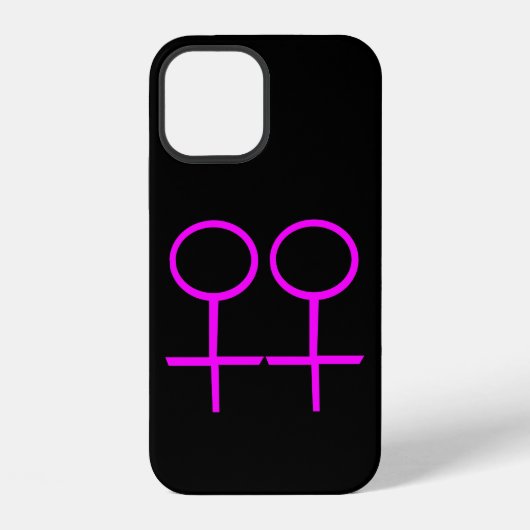 Lesbische Liefdes iPhone Hoesje iPhone 12 Hoesje (Achterkant)