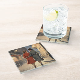  lesbische liefhebbers glazen onderzetter