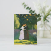 Lesbische Lovers door Monet Briefkaart (Staand voorkant)