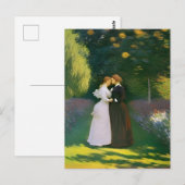Lesbische Lovers door Monet Briefkaart (Voorkant / Achterkant)