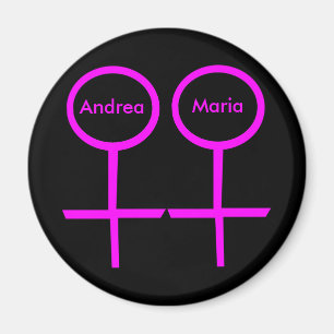 Lesbische Lovers  Magnet