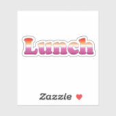 Lesbische Lunch Sticker (Vel)