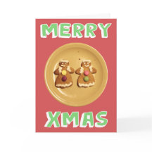 Lesbische "Merry Xmas" Kaart (met bericht)