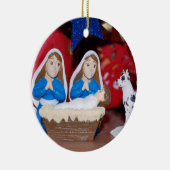 Lesbische nationaliteit: Love maakt een Heilige Fa Keramisch Ornament (Rechts)