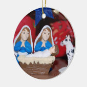 Lesbische nationaliteit: Love maakt een Heilige Fa Keramisch Ornament (Links)