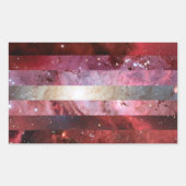 Lesbische nevel vlag stickers (Voorkant)