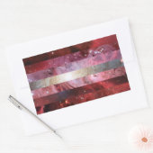 Lesbische nevel vlag stickers (Envelop)