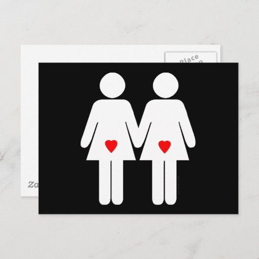 Lesbische overs - briefkaart (Voorkant / Achterkant)