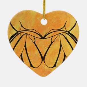 Lesbische overs die een Relatie breken Keramisch Ornament