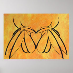 Lesbische overs die een Relatie breken Poster