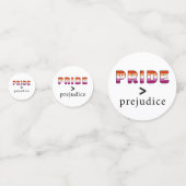 Lesbische Pride and Prejudice-confetti Confetti (Voorkanten)