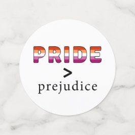 Lesbische Pride and Prejudice-confetti Confetti