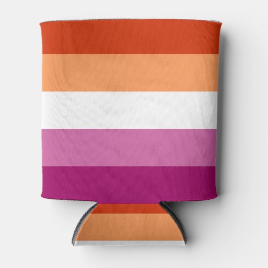 Lesbische Pride Blikjeskoeler (Voorkant)