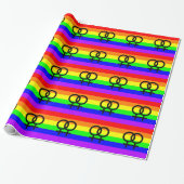 Lesbische Pride Cadeaupapier (Uitgerold)