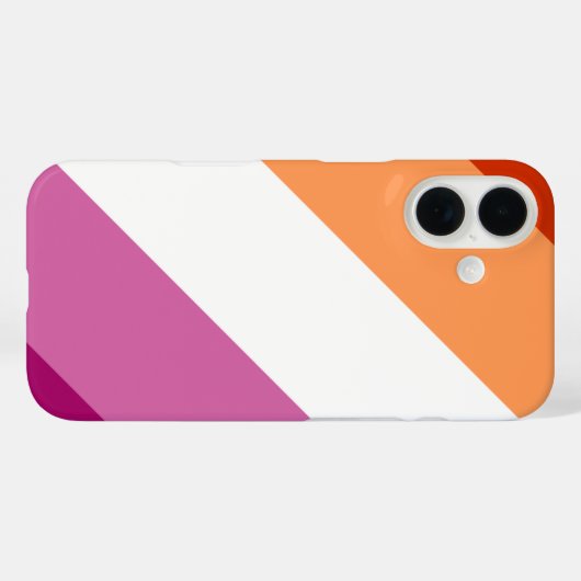 Lesbische Pride Case-Mate iPhone Case (Achterkant (horizontaal))