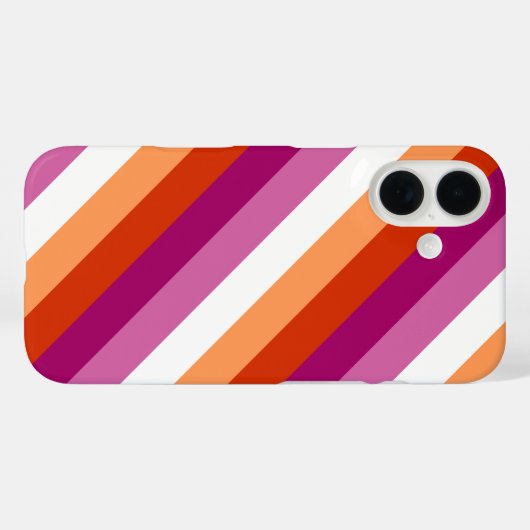 Lesbische Pride Case-Mate iPhone Case (Achterkant (horizontaal))