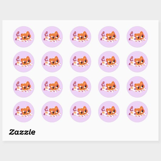 Lesbische Pride Cat Stickers (Vel)