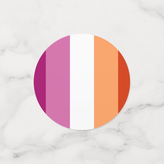 Lesbische Pride Confetti (Kleine voorkant)