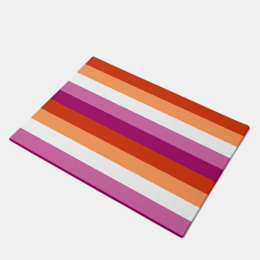 Lesbische Pride Deurmat (Schuin)