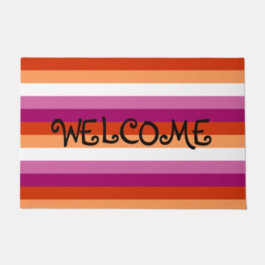 Lesbische Pride Doormat Deurmat (Voorkant)