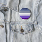 Lesbische Pride Flag (Butch) Ronde Button 5,7 Cm (In situ)