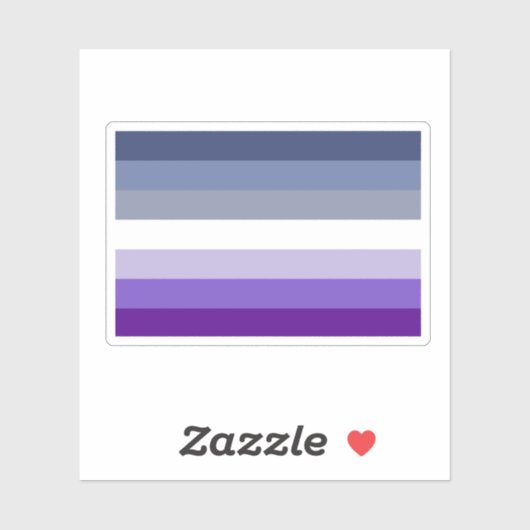 Lesbische Pride Flag (Butch) Sticker (Vel)