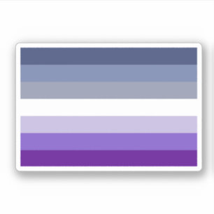 Lesbische Pride Flag (Butch) Sticker