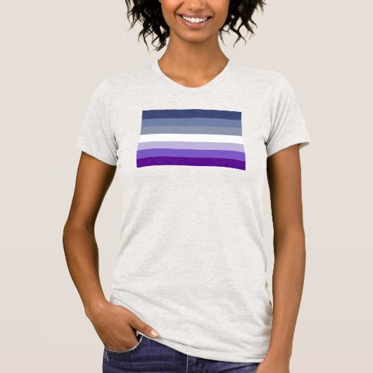 Lesbische Pride Flag (Butch) T-shirt (Voorkant)