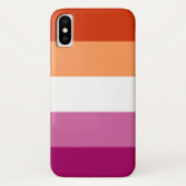 Lesbische Pride Flag Phone Case (Achterkant)