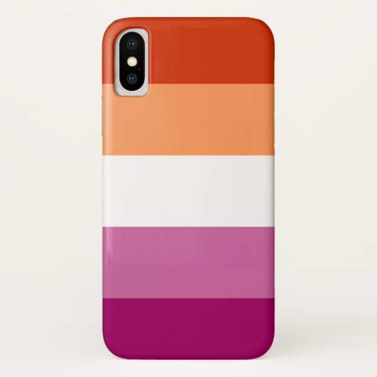 Lesbische Pride Flag Phone Case (Achterkant)