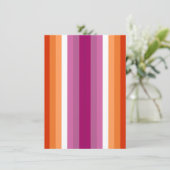 Lesbische Pride Flag Sinaasappel Roze Pack van 2 B (Staand voorkant)