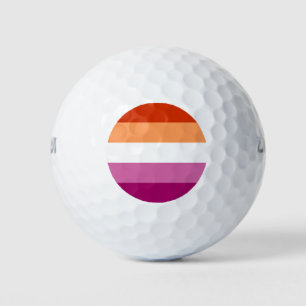 Lesbische Pride Golfballen