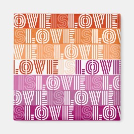 Lesbische Pride Liefde is Liefde is Liefde Magneet