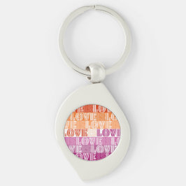 Lesbische Pride Liefde is Liefde is Liefde Sleutelhanger