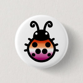 Lesbische Pride Lieveheersbeestje Speld Badge Ronde Button 3,2 Cm