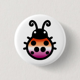 Lesbische Pride Lieveheersbeestje Speld Badge Ronde Button 3,2 Cm
