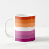 Lesbische Pride Maand Love is Love Mok (Links)