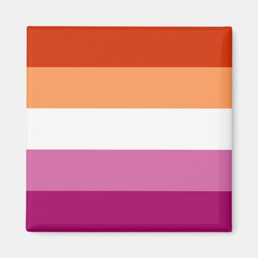 Lesbische Pride Magneet (Voorkant)