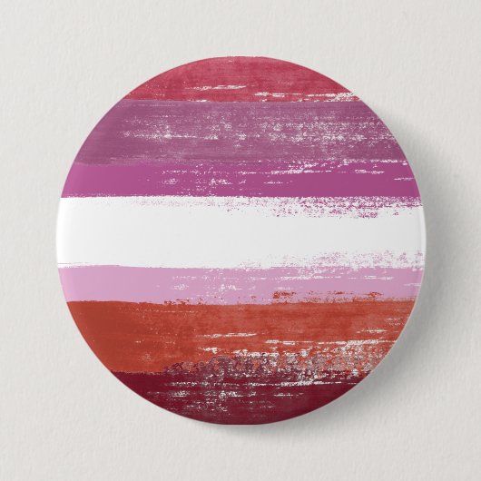 Lesbische Pride Paint Ronde Button 7,6 Cm (Voorkant)