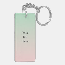 Lesbische Pride Panda's Dragen Regenboogbril Sleutelhanger