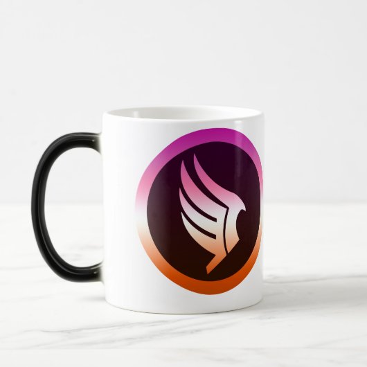 Lesbische Pride Paragon Mass Effect Icoon Magische Mok (Links)