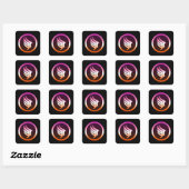 Lesbische Pride Paragon Mass Effect Icoon Vierkante Sticker (Vel)