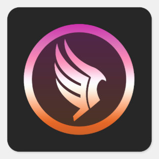 Lesbische Pride Paragon Mass Effect Icoon Vierkante Sticker