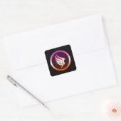 Lesbische Pride Paragon Mass Effect Icoon Vierkante Sticker (Envelop)