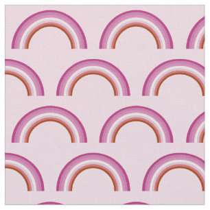 Lesbische pride Rainbow Flag roze Stof