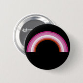 Lesbische Pride Rainbow-vlag Ronde Button 5,7 Cm (Voorkant /achterkant)