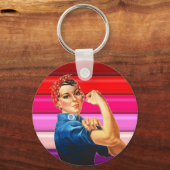 Lesbische Pride Sleutelhanger (Voorkant)