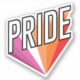 Lesbische Pride Sticker