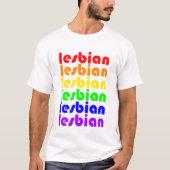 Lesbische Pride T-shirt (Voorkant)